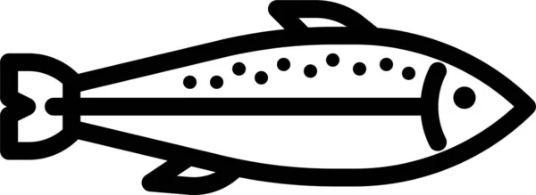 Wettbewerb Rolle Fisch Symbol — Stockvektor