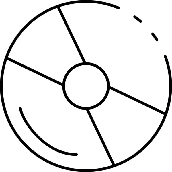 Dvd Kompaktes Symbol — Stockvektor