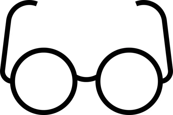 Gözlük Gözlüğü Simgesi — Stok Vektör
