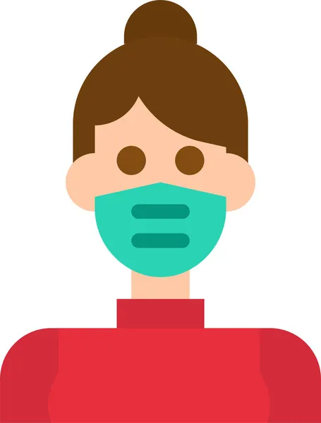 Hospital Hygiene Masks Icon Hospitals Healthcare Category — Stock Vector