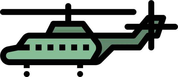 Значок Польоту Подрібнювача Літака Заповненому Стилі — стоковий вектор