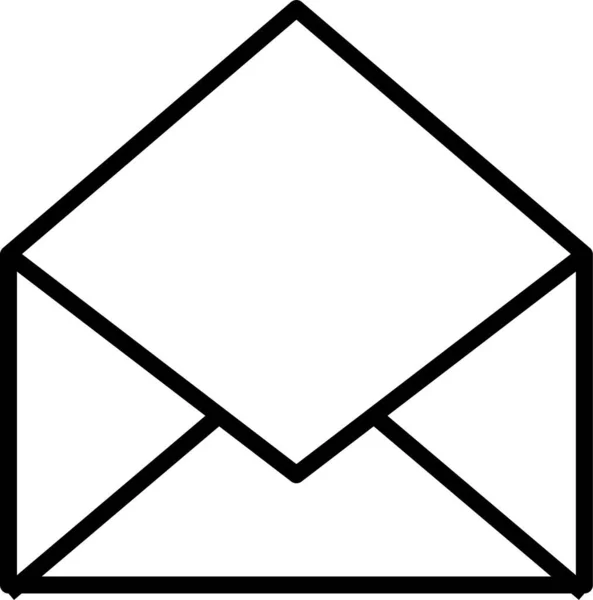 Message Enveloppe Icône Communication — Image vectorielle