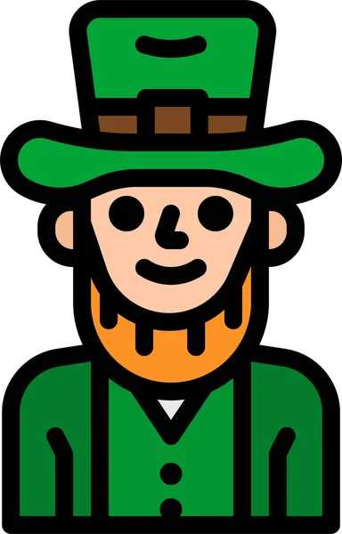 Irish Man Icône — Image vectorielle