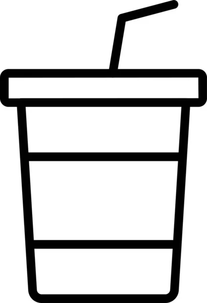 Juice Glas Dryck Ikon — Stock vektor