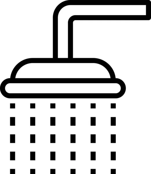 Shower House Things Icon — Stock Vector