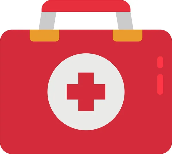 Ayuda Primer Icono Del Hospital — Vector de stock