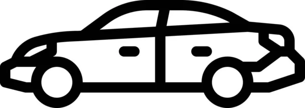 Bil Bilar Pickup Ikon — Stock vektor