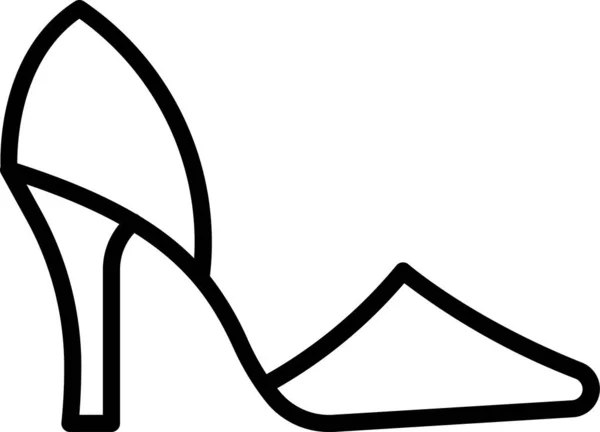 Икона Обуви Каблуке — стоковый вектор