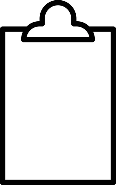 Symbol Für Die Zwischenablage — Stockvektor