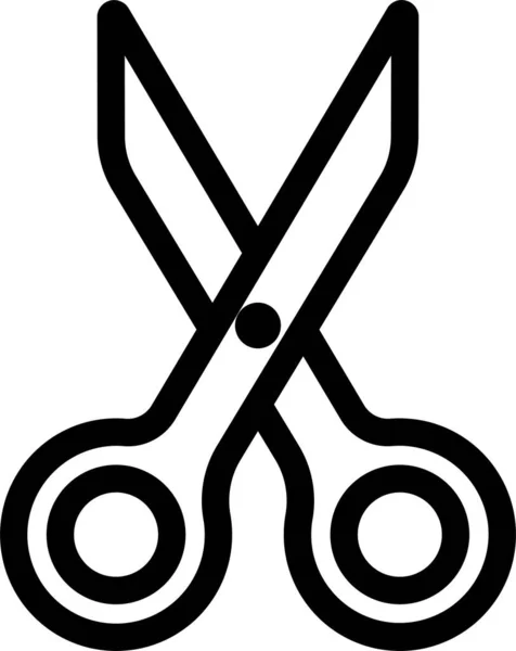 Scissor Cutting Tool Icon — 스톡 벡터