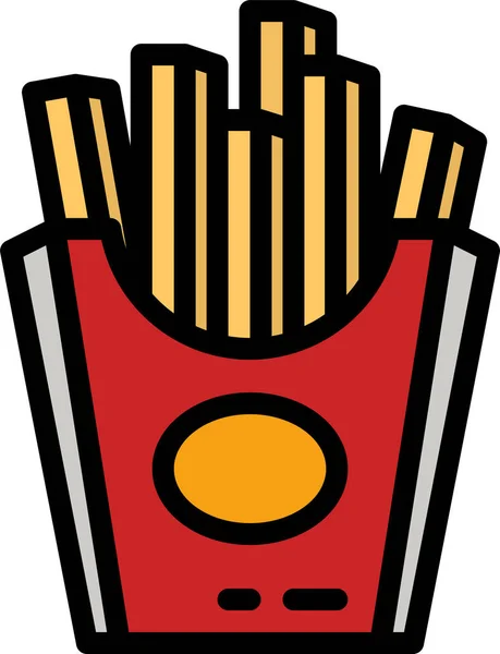 Frenchfries French Fries Icon — Stock Vector