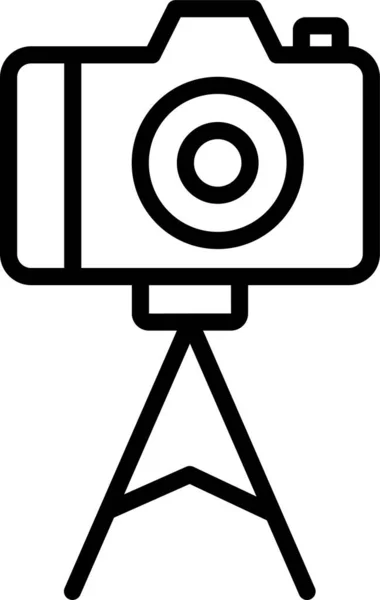 Photograph Picture Digital Icon Outline Style — Stock Vector