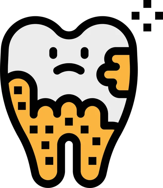 Diş Hekimi Sağlık Hizmetleri Simgesi — Stok Vektör