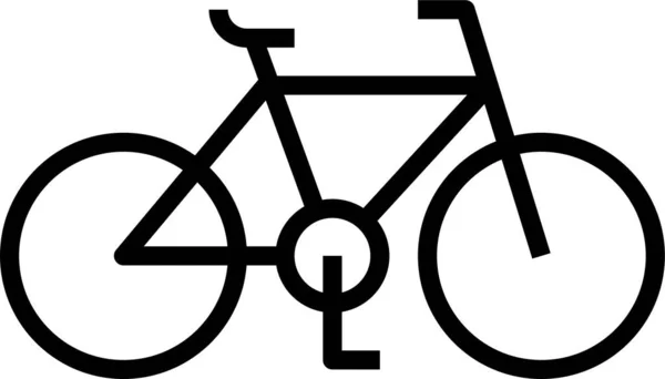 Ποδήλατο Άσκηση Εικονίδιο Αθλητισμού — Διανυσματικό Αρχείο