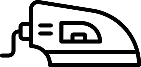 Икона Электроники Прачечной Стиле Абрис — стоковый вектор