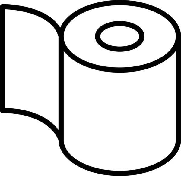 Иконка Рулона Бумаги — стоковый вектор