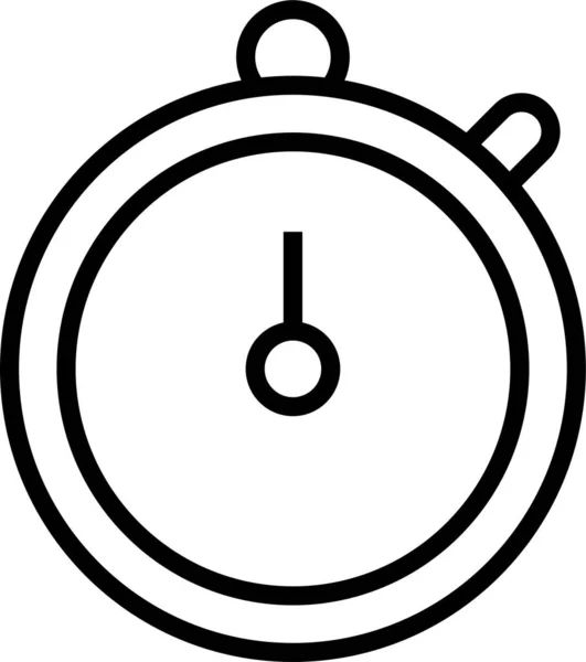 Stoppuhr Timer Stunden Symbol — Stockvektor