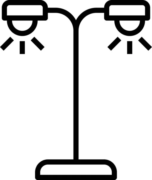 Значок Вуличної Лампи — стоковий вектор
