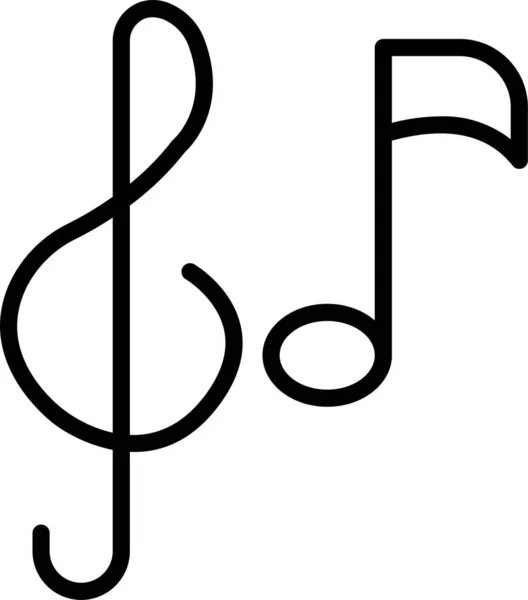Музыкальная Икона — стоковый вектор