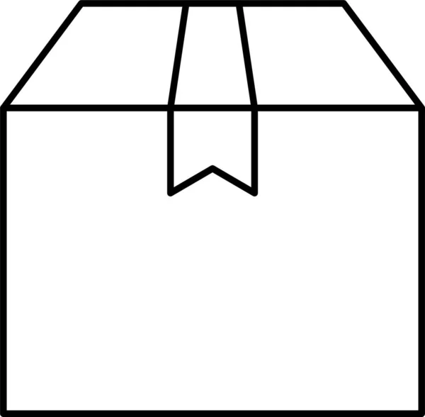Ikon Kotak Paket Pengiriman - Stok Vektor