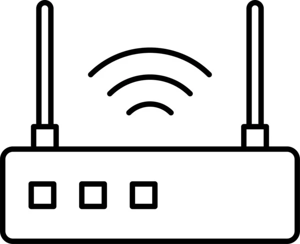 モデムWifiルーターアイコン — ストックベクタ