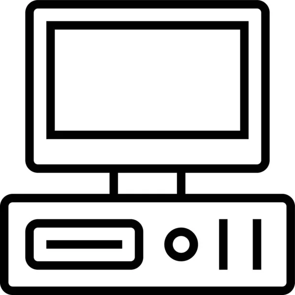Icône Technologie Électronique Informatique — Image vectorielle
