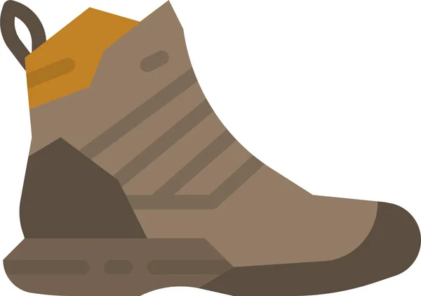 Boots Footwear Hiking Icon Clothes Accessory Category — Stock Vector
