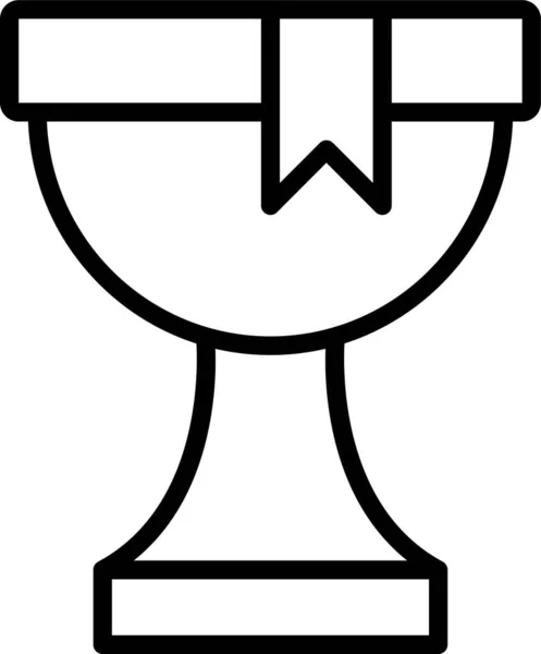 Ikona Zwycięzcy Nagrody Trofeum — Wektor stockowy