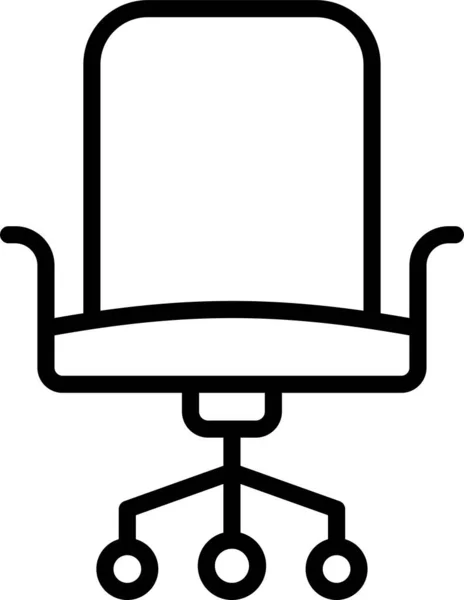 Bequeme Sitzmöbel Ikone — Stockvektor