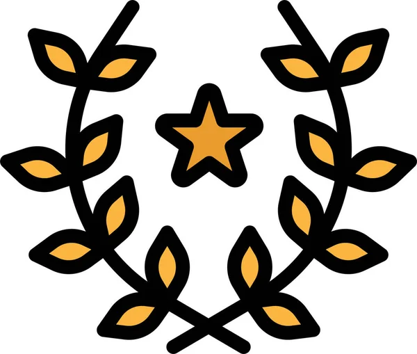 Значок Венка Наградной Ветви — стоковый вектор