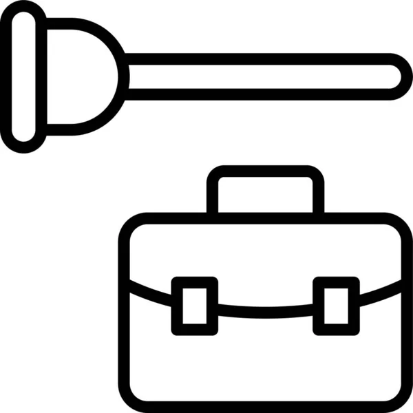 柱塞式手提箱图标 — 图库矢量图片