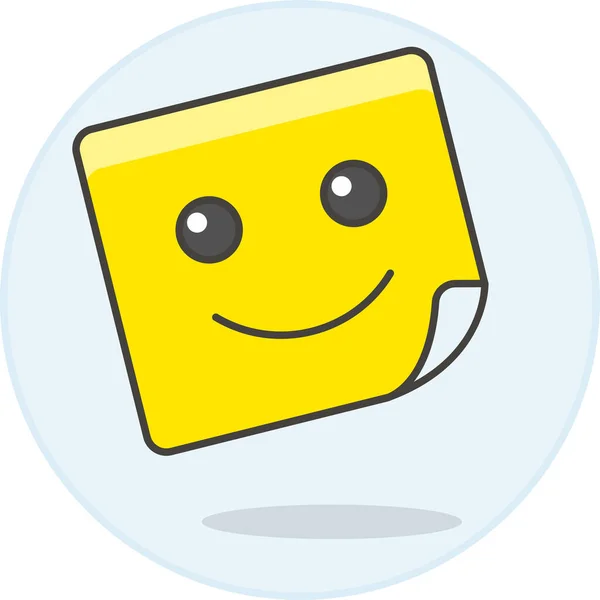 Emoji Icono Edición Imagen Categoría Fotografía — Vector de stock