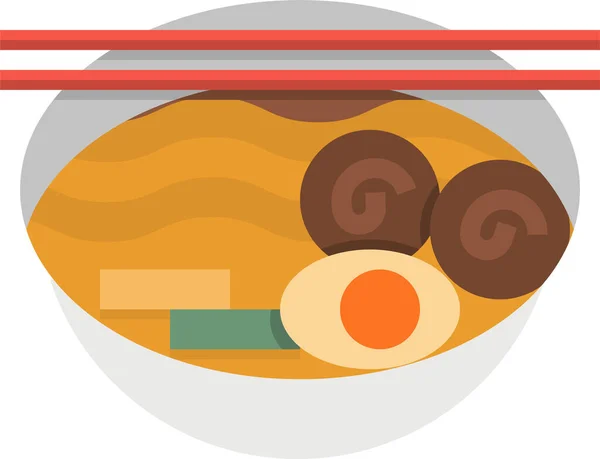 Food Japan Noodle Icon Food Drink Category — 스톡 벡터