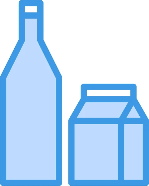 Ikona Sprzętu Gotowania Butelki Stylu Wypełnionym — Wektor stockowy