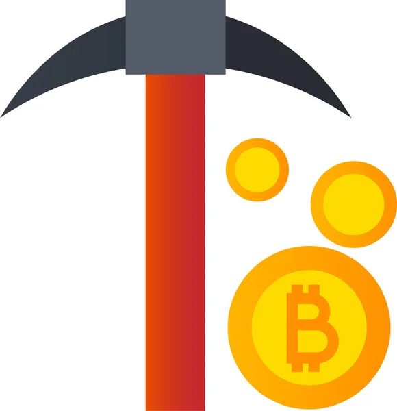 Ícone Criptografia Blockchain Bitcoin Categoria Gestão Negócios —  Vetores de Stock