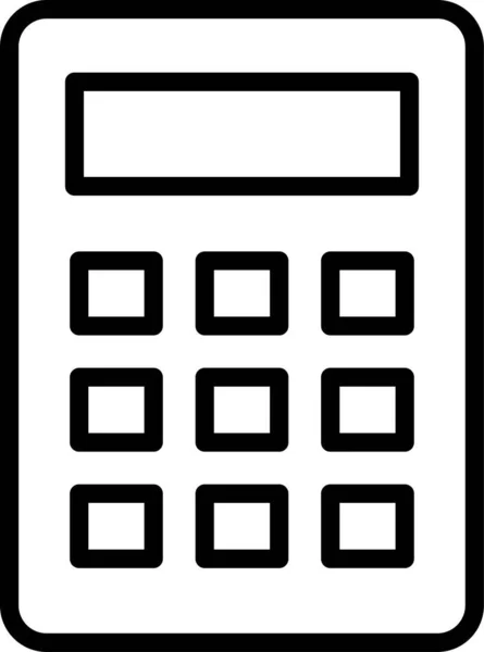 Calculator Calculate Tool Icon — Stock Vector