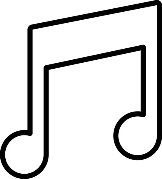Musiksong Player Ikone — Stockvektor