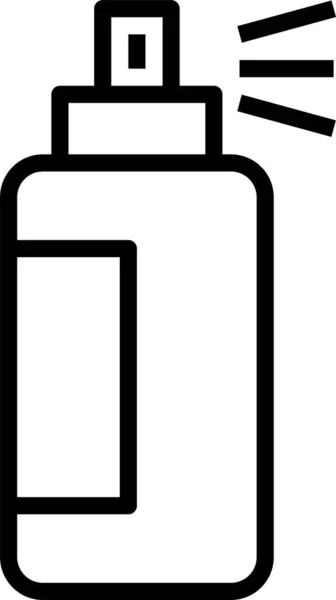 Perfume Spray Bottle Icon Outline Style — Stock Vector
