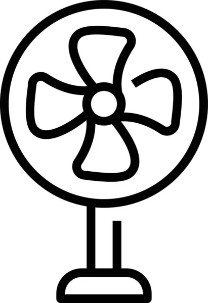 Значок Охолоджувача Електроніки Контурному Стилі — стоковий вектор