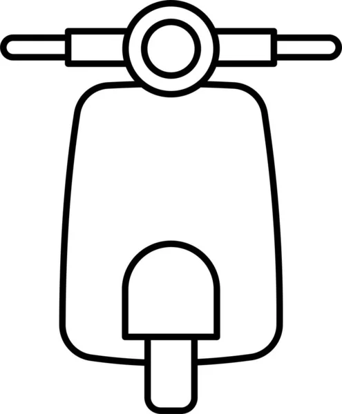 Scooter Vespa Icône Transport — Image vectorielle