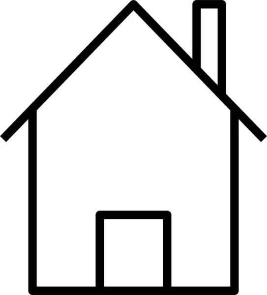Startseite Hausseite Symbol — Stockvektor