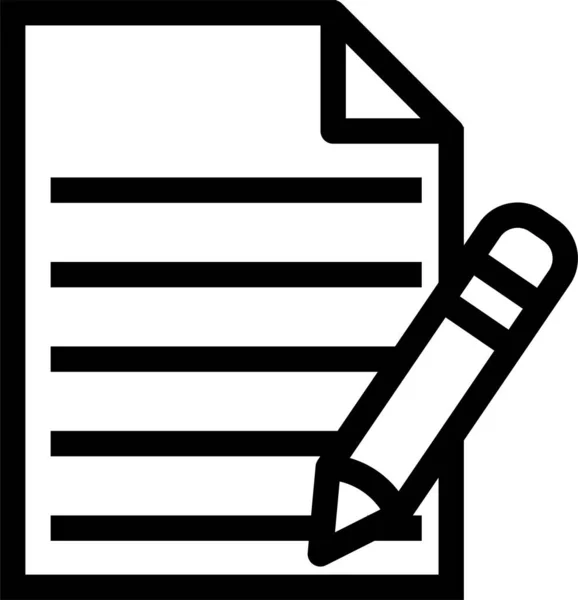 Значок Документа Паперу Файла — стоковий вектор