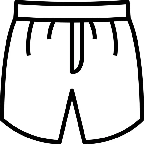 Pantalon Pantalon Pantalon Icône — Image vectorielle
