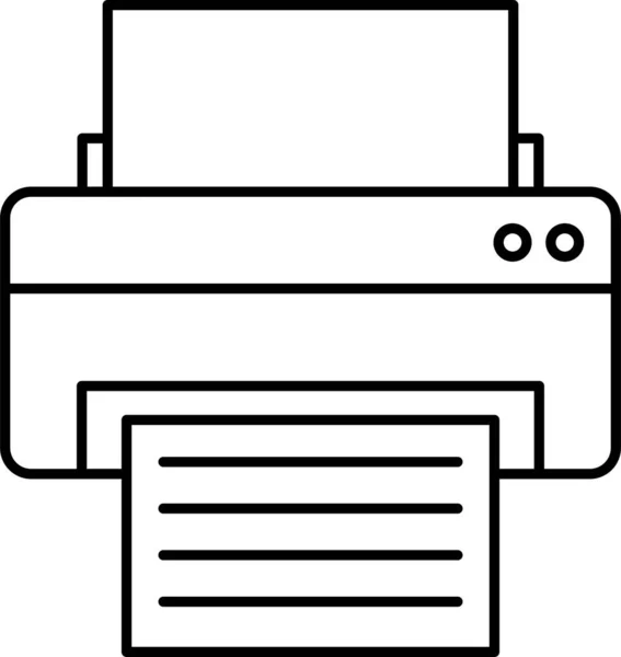 Иконка Бумажной Электроники Стиле Наброска — стоковый вектор
