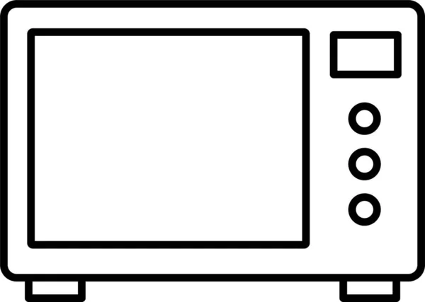 微波炉厨房图标 — 图库矢量图片