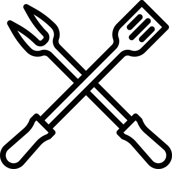 Food Cooking Spatula Icon — Stock Vector