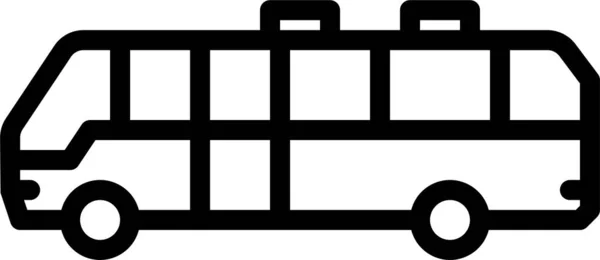 Автобус Мини Иконка — стоковый вектор