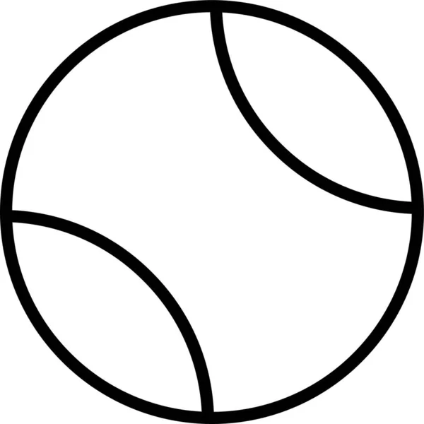 Икона Теннисного Мяча — стоковый вектор