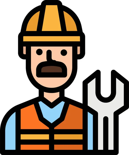 Construction Jobs Professional Icon — Stock Vector
