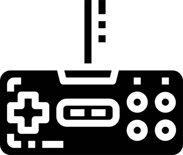 Controlador Juego Gamepad Icono — Vector de stock